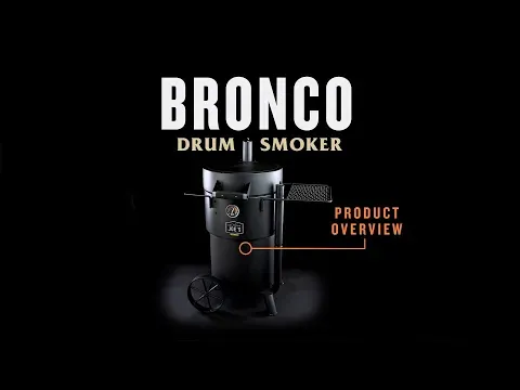 Bronco Drum Smoker - Key Features | Oklahoma Joe's