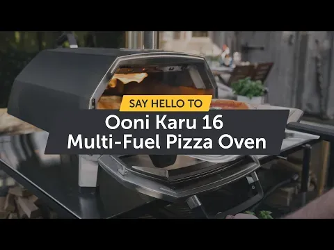 Say hello to Ooni Karu 16 - Multi-Fuel Pizza Oven!