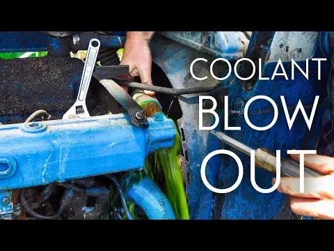 Ford Tractor Coolant Blowout | Tractor Leaking Coolant