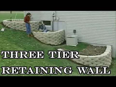 How to Build a Three-Tier Retaining Wall. How to Build Tiered Garden Walls