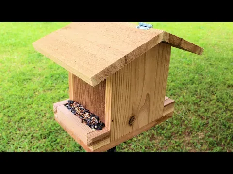 How to Make a Bird Feeder with 1 board | Simple DIY