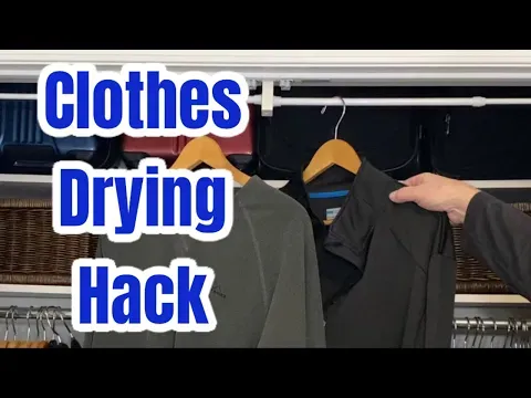 How to Make an Incredible Indoor Clothes Drying Hack