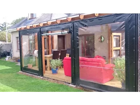 2015 Deck Build - with polycarbonate roof and PVC side covers