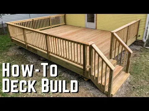 How To Build A Deck // DIY Home Improvement