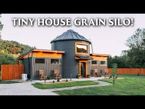 Unique Tiny House Grain Silo Conversion Full Tour!