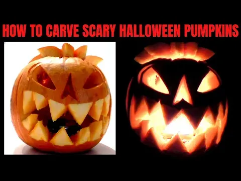 How to Carve SCARY HALLOWEEN PUMPKINS | Simple tips & Tricks