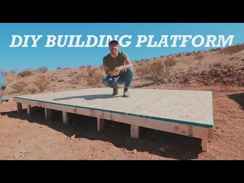 How to Make a Backyard / Jobsite Building Platform | Modular Deck
