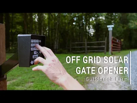 Installing the Best Off Grid Solar Powered Automatic Gate Opener from Ghost Controls