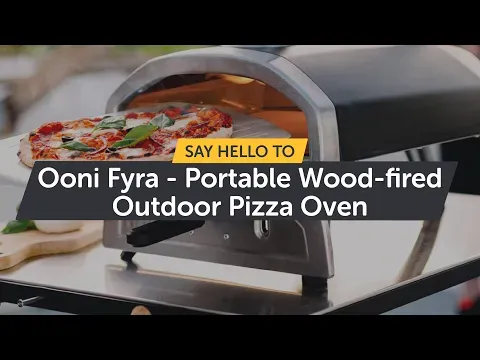 Say hello to Ooni Fyra - Portable Wood-fired Outdoor Pizza Oven!