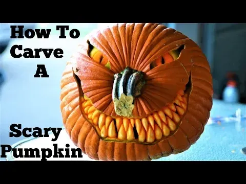 How to Carve a Simple yet Scary Pumpkin Face