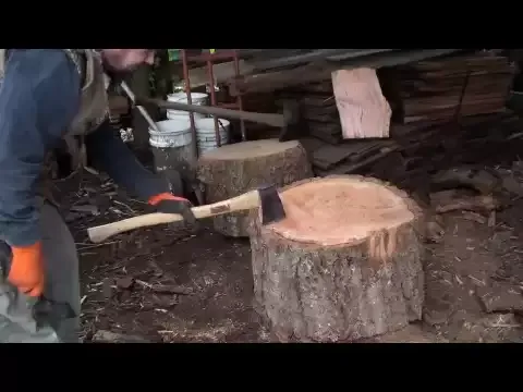 Split Big Rounds of Firewood Quick, Easy and very little Effort!