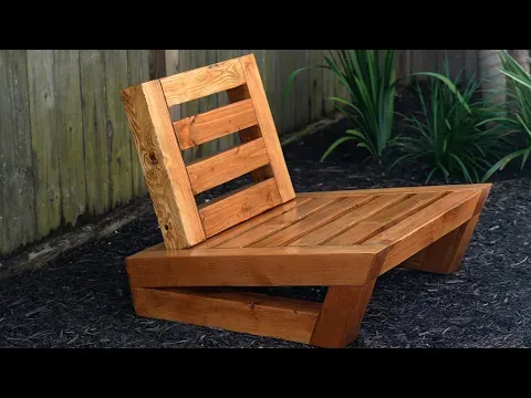How to make an outdoor chair