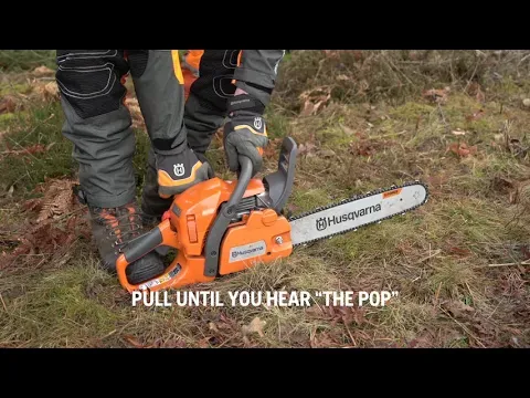 How to start a chainsaw
