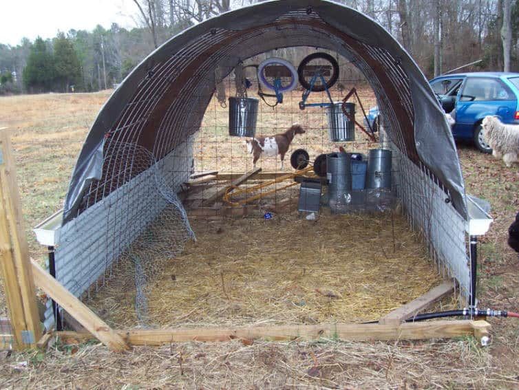 movable-goat-shed-with-water-catchment