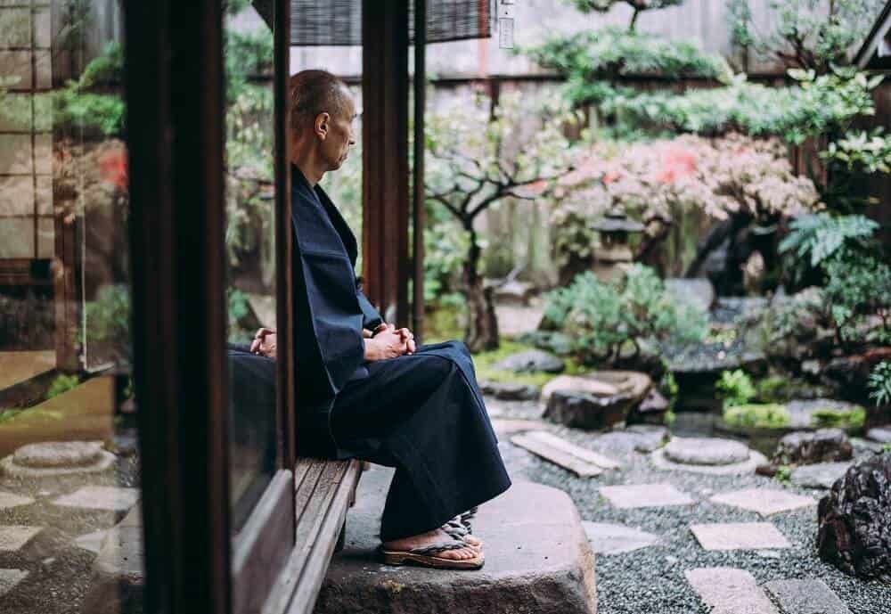 japanese rock garden meditation