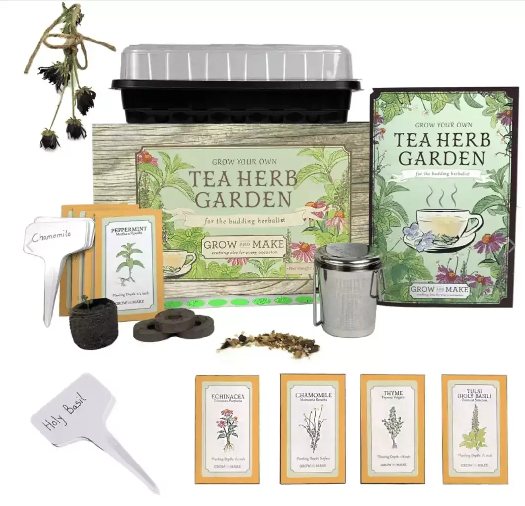 DIY Tea Herb Garden Kit | Grow and Make