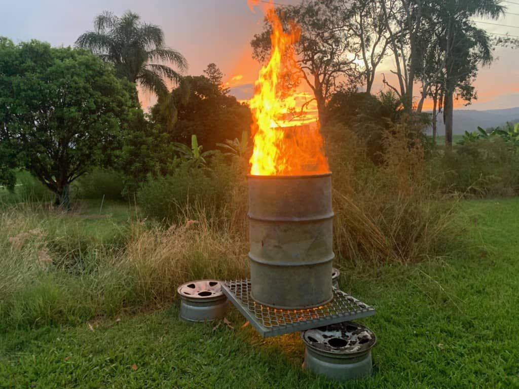 how to make a burn barrel 0011
