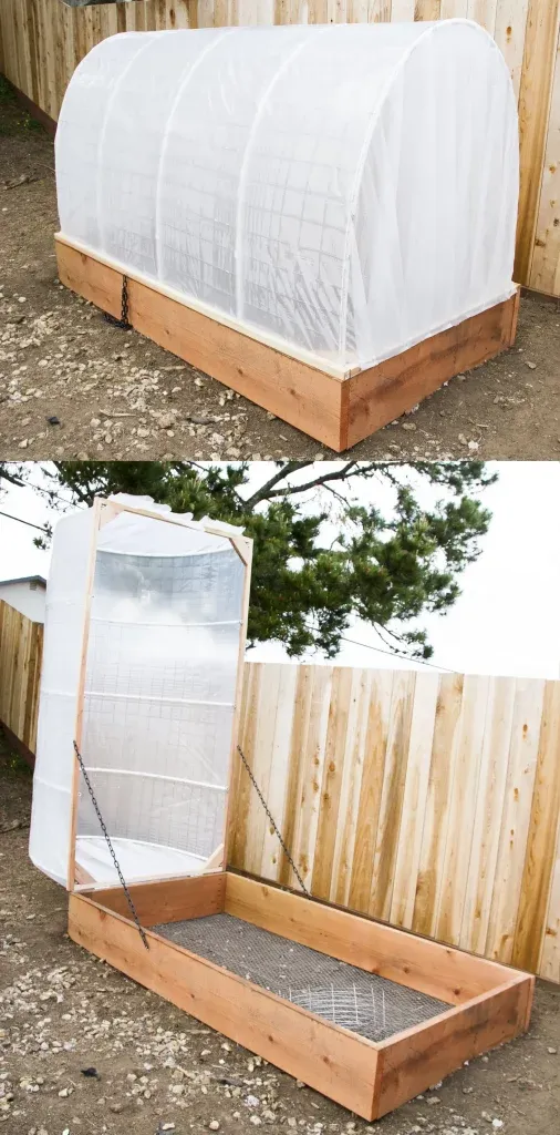 diy covered greenhouse garden apartment therapy