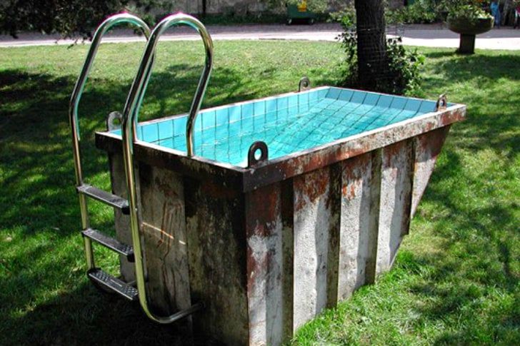 recycled pools louisa dawson dumpster pool