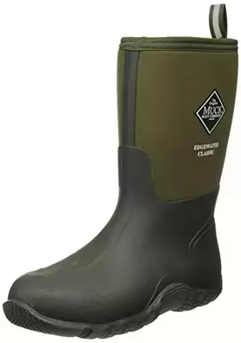 The Original Muck Boot Company, Men's Edgewater Classic Mid, Size 12, Moss/Green