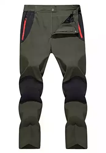 TACVASEN Quick-Dry Stretch Hiking Pants for Men