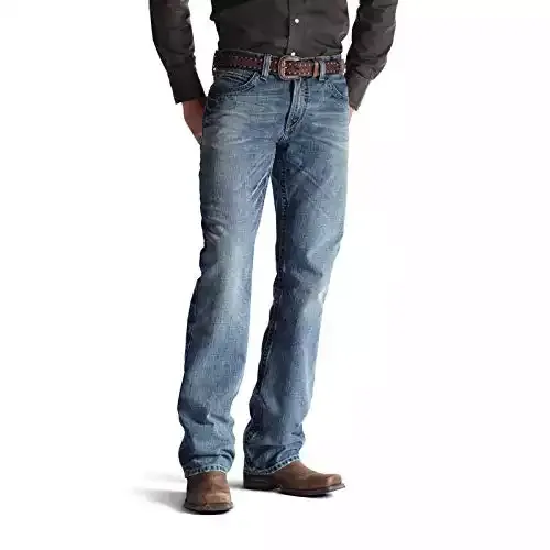 ARIAT mens M4 Low Rise Boot Cut Jeans