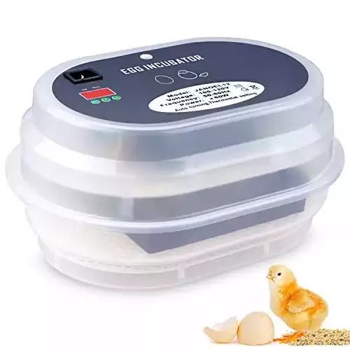 HBlife 9-12 Digital Automatic Incubator for Chickens, Ducks, Quail, and Other Birds
