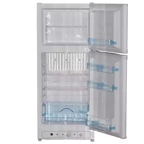 Smad Gas Propane Electric Refrigerator 2 Door Refrigerator with Freezer