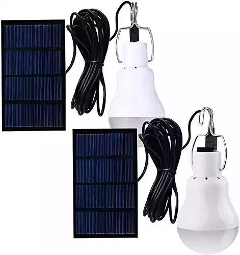 Solar LED Light Bulbs for Chicken Coop | Outdoor and Indoor Use