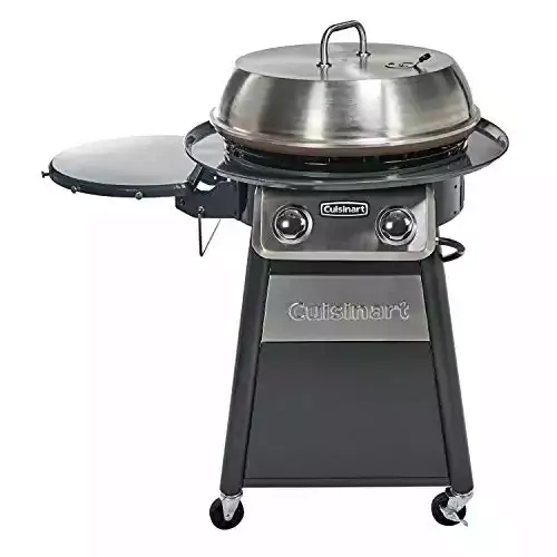 Cuisinart CGG-888 22" Round Outdoor Flat Top Grill 360° Griddle