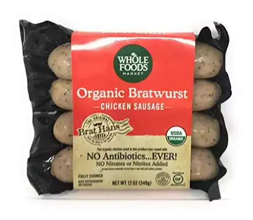 Organic Chicken Sausage, Bratwurst | Whole Foods Market
