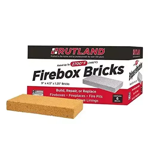 Rutland Products Fire Bricks, 6 Count