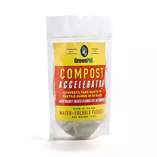Compost Accelerator 12 Dissolvable Packets | Green Pig