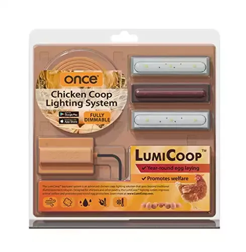 LumiCoop Chicken Coop Lighting System Red Light Wavelength