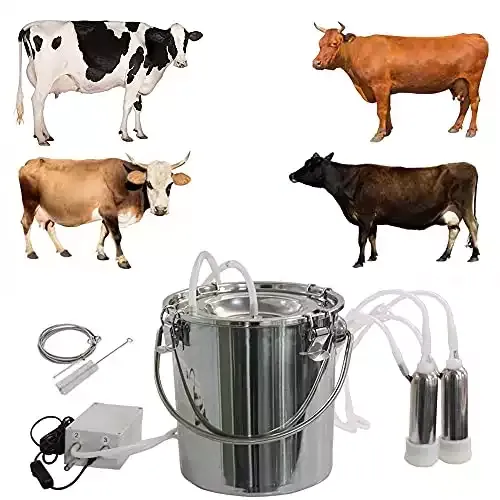 CJWDZ Milking Machine for Goats & Cows