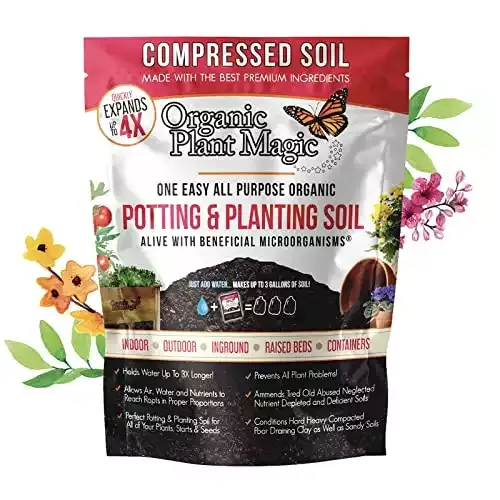Compressed Organic Potting-Soil | Organic Plant Magic