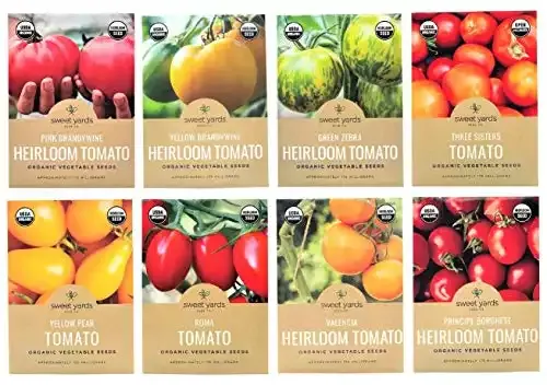 Heirloom Tomato Seeds | Eight Organic  Assortment