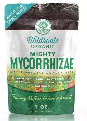 Wildroot Organic Mycorrhizae Inoculant Concentrate (16 Species) Explosive Growth and Amazing Yield -The Way Mother Nature Intended! (Powder, 1 oz..)