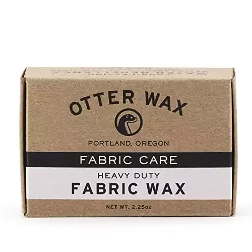 Otter Wax Fabric Wax Bar | Regular Bar | Durable Rain Protection | Made in the USA | Waterproof Canvas, Shoes, Hats, Jacket, Bags, Outdoor Gear, Clothing | All-Natural & Effective Beeswax Waterpro...