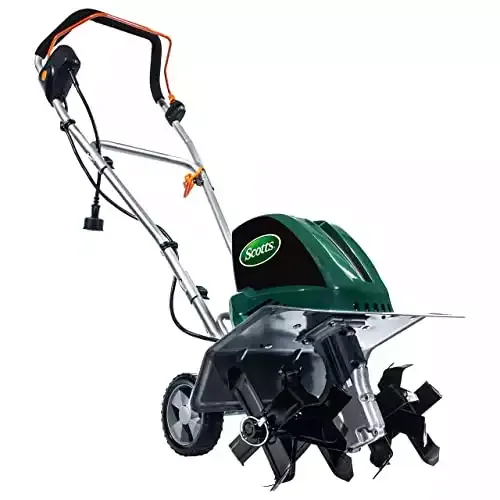 Scotts Outdoor Power Tools TC70135S 13.5-Amp 16-Inch Corded Tiller/Cultivator, 11" Wide and 8" deep, Green