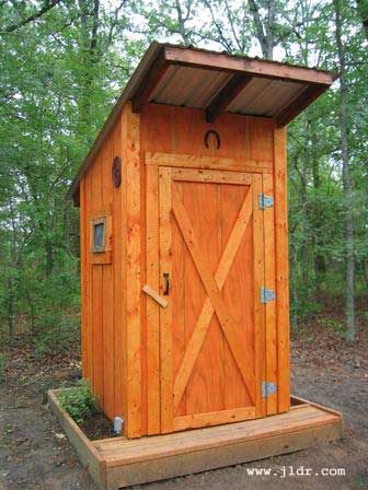 wooden diy outhouse plan slick carpentry skills