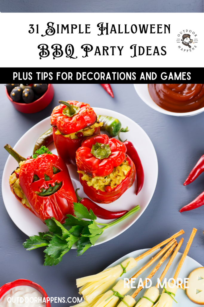 31 simple halloween BBQ party ideas with stuffed peppers