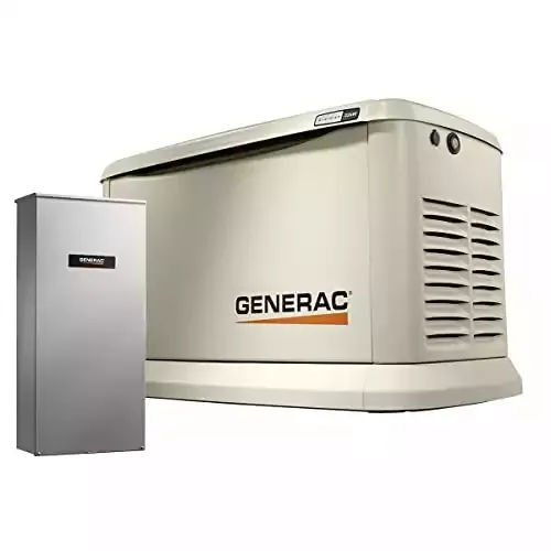 Generac 7043 22kW Air Cooled Guardian Series Home Standby Generator - 200-Amp Transfer Switch
