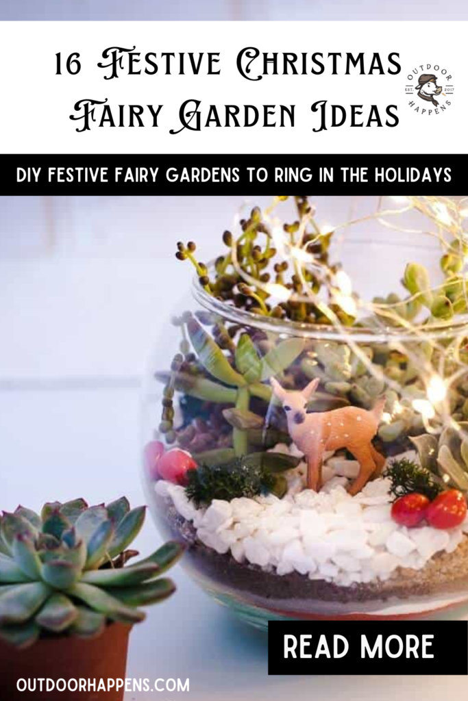 16 Festive Christmas Fairy Garden Ideas