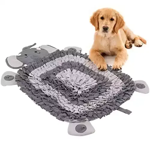 ESGPET Pet Snuffle Mat for Dogs, Sniff Mat Feeding Mat Slow Feeder for Training & Stress Relief Encourages Natural Foraging Skills
