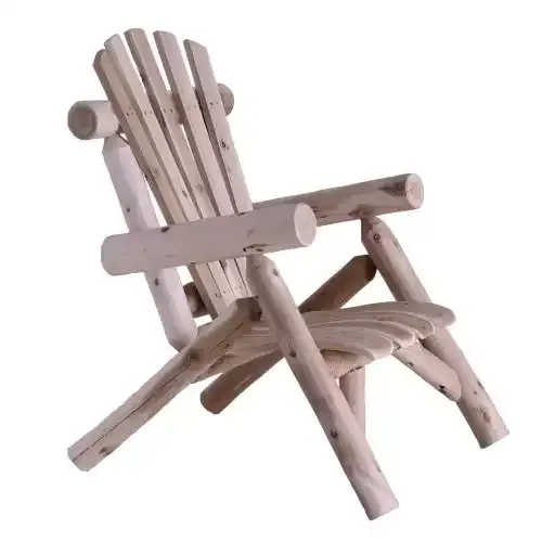 Cedar Log Lounge Chair | Lakeland Mills