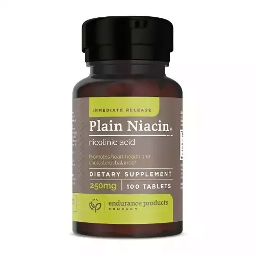 Plain Niacin - 250mg Immediate Release Niacin