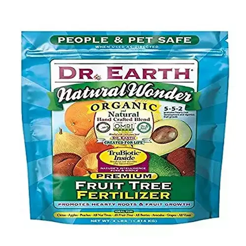 Organic 9 Fruit Tree Fertilizer In Poly Bag | Dr. Earth