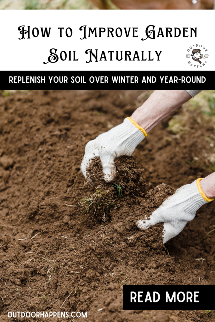 How To Improve Garden Soil Naturally replenish your soil over winter and year round
