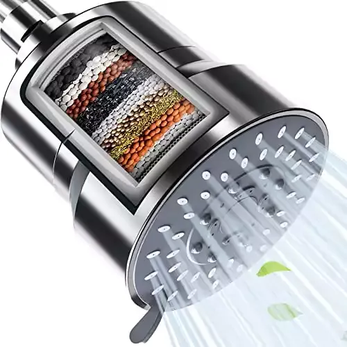 Filtered Shower Head, Five Modes High Pressure Shower Head with Filters | STHOEO